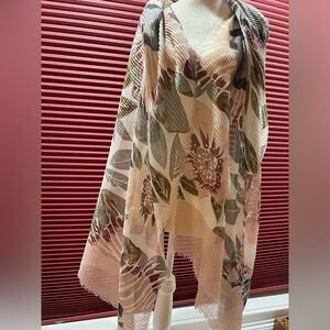 Floral Patterned Scarf